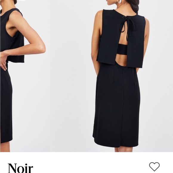 Noir little back dress. NWOT. - Picture 3 of 10